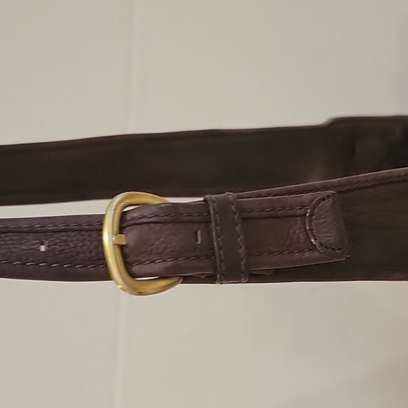 FOSSIL VINTAGE BROWN‎ LEATHER SHOULDER HANDBAG - Picture 8 of 8